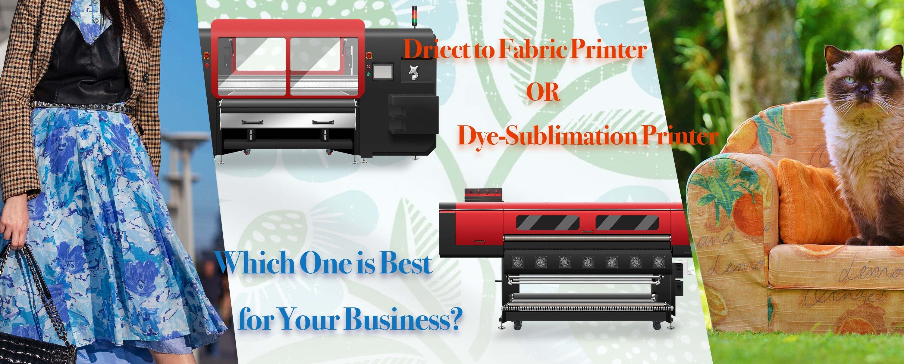 Difference Between Direct-to-Fabric Printers and Dye-Sublimation Printers